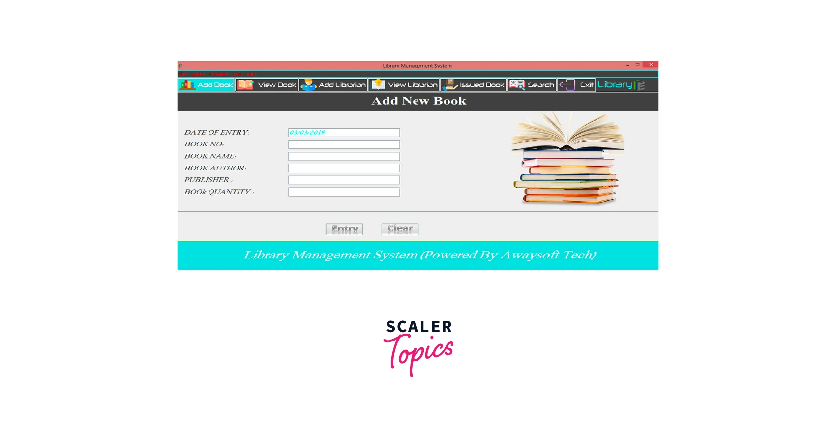 node js projects library mgmt app